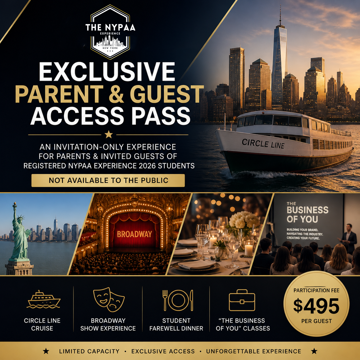 The NYPAA Experience 26 – Exclusive Parent & Guest Access Pass